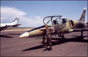 Fouga Magister flight training at JetWarbird in Santa Fe New Mexico